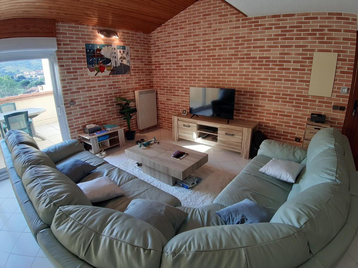 Superbe Appartement De 94M2 Avec Vue Sur Le Fort St Elme Collioure Exteriör bild